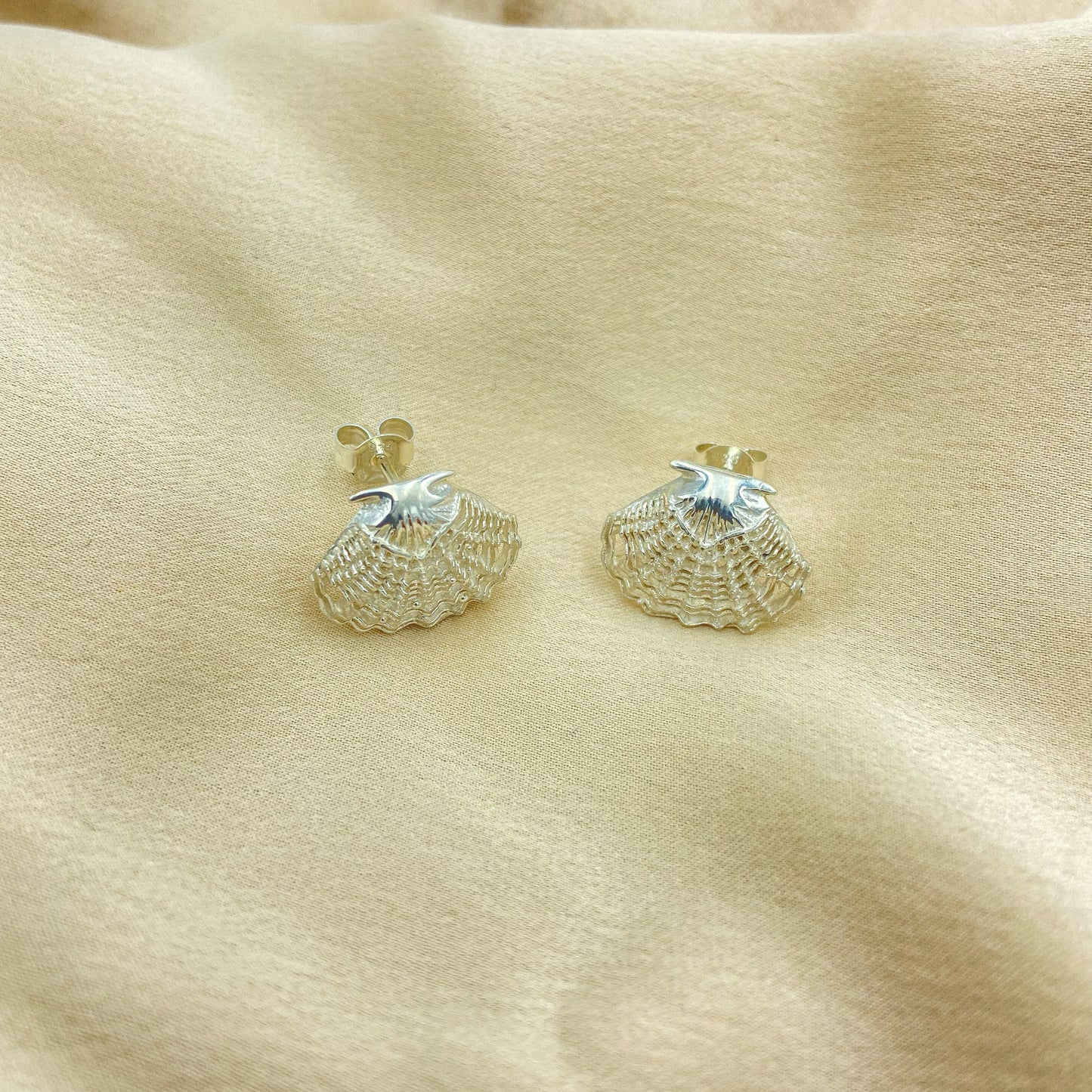 Shell Earrings Silver